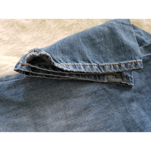 Levis 505 Regular Fit Straight Mens Blue Jeans 36X30 - Picture 3 of 7